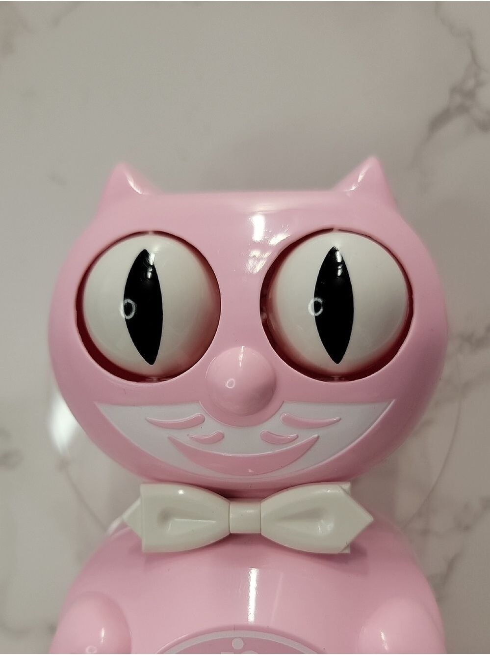 Bubblegum Pink Kitty Cat klock clock New - Picture 2 of 8